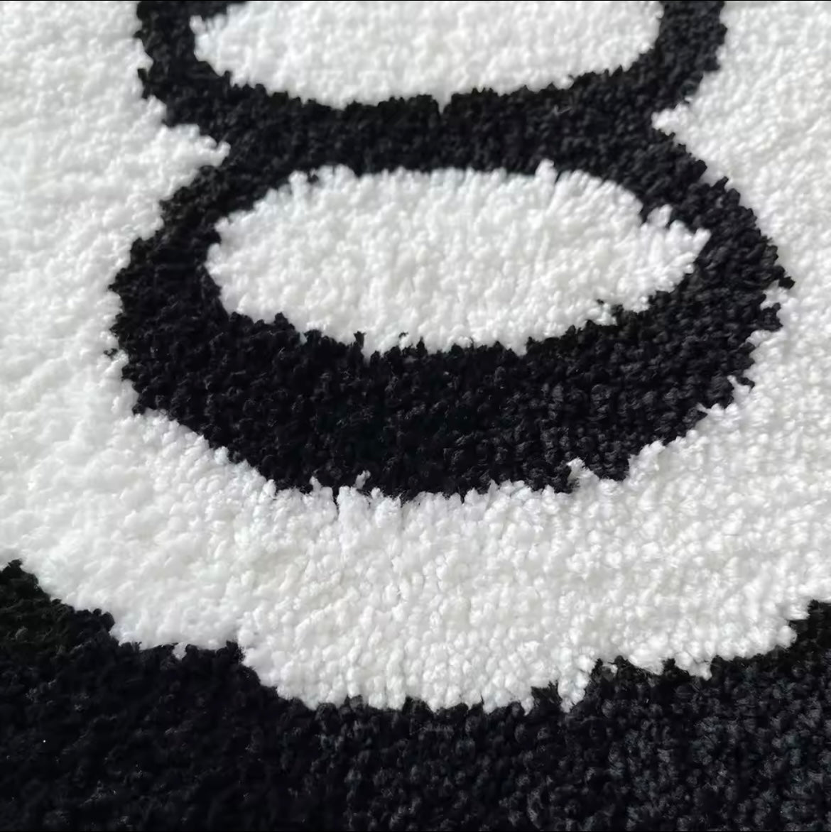 8 Ball Plush Round Floor Rug